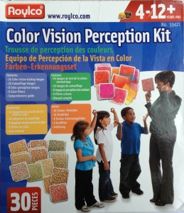 Color Vision Perception kit box